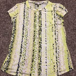 Dana Buchman sz S short sleeve button shirt